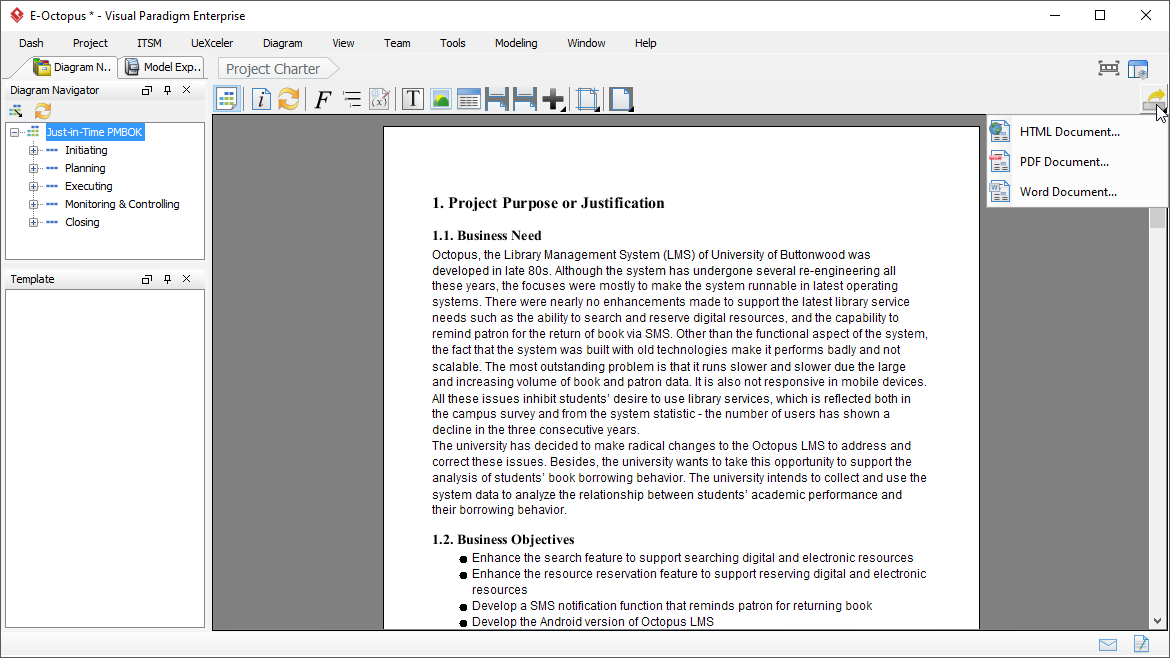 UML工具Visual Paradigm解决方案(八):使用PMBOK工具提高团队效率和生产力 UML工具Visual Paradigm解决方案(八):使用PMBOK工具提高团队效率和生产力