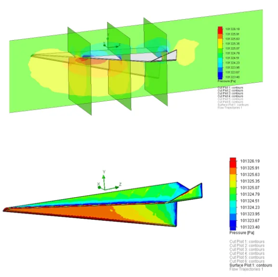 机翼压力图 机翼压力图