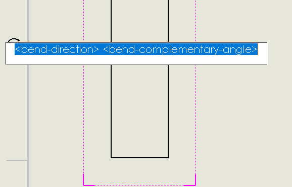 更改工程图视图的折弯注释 更改工程图视图的折弯注释