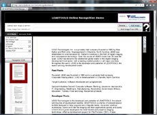 online recognition demo ocr